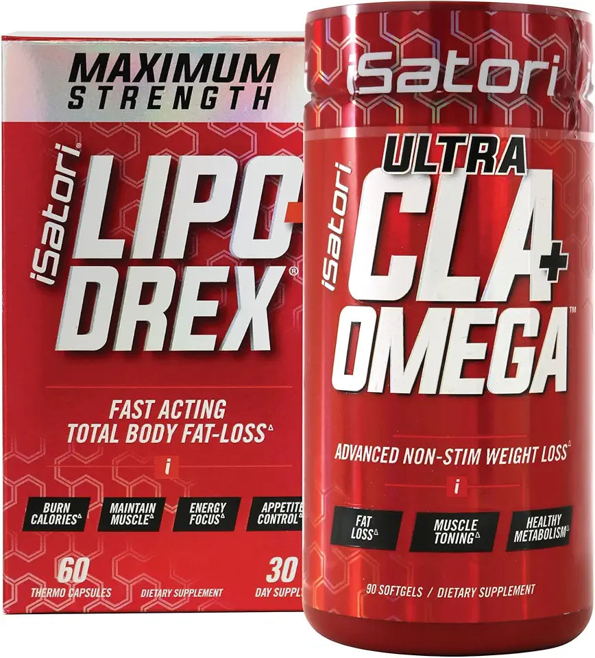60 Capsules Fat Loss Thermogenic Formula and 90 Softgels CLA Omega E852