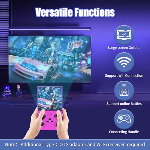 Retro Handheld Game Console 256G 4.0 Inch IPS Screen 4000mAh C218848