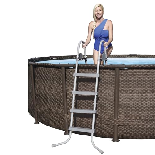 14' x 42" Round Above Ground Swimming Pool Set with Filter Pump Q856