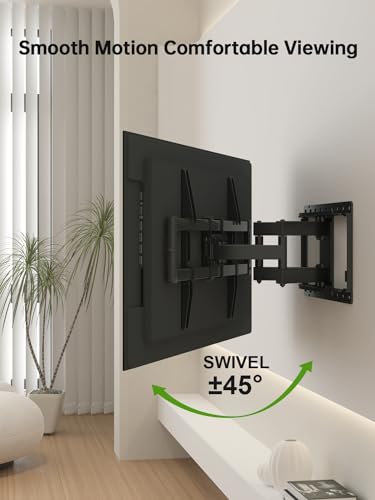 Full Motion TV Wall Mount for 47-84 inch Flat Screen LED 4K TV J889890