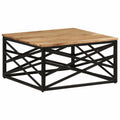 Acacia Wood Steel Coffee Table L127