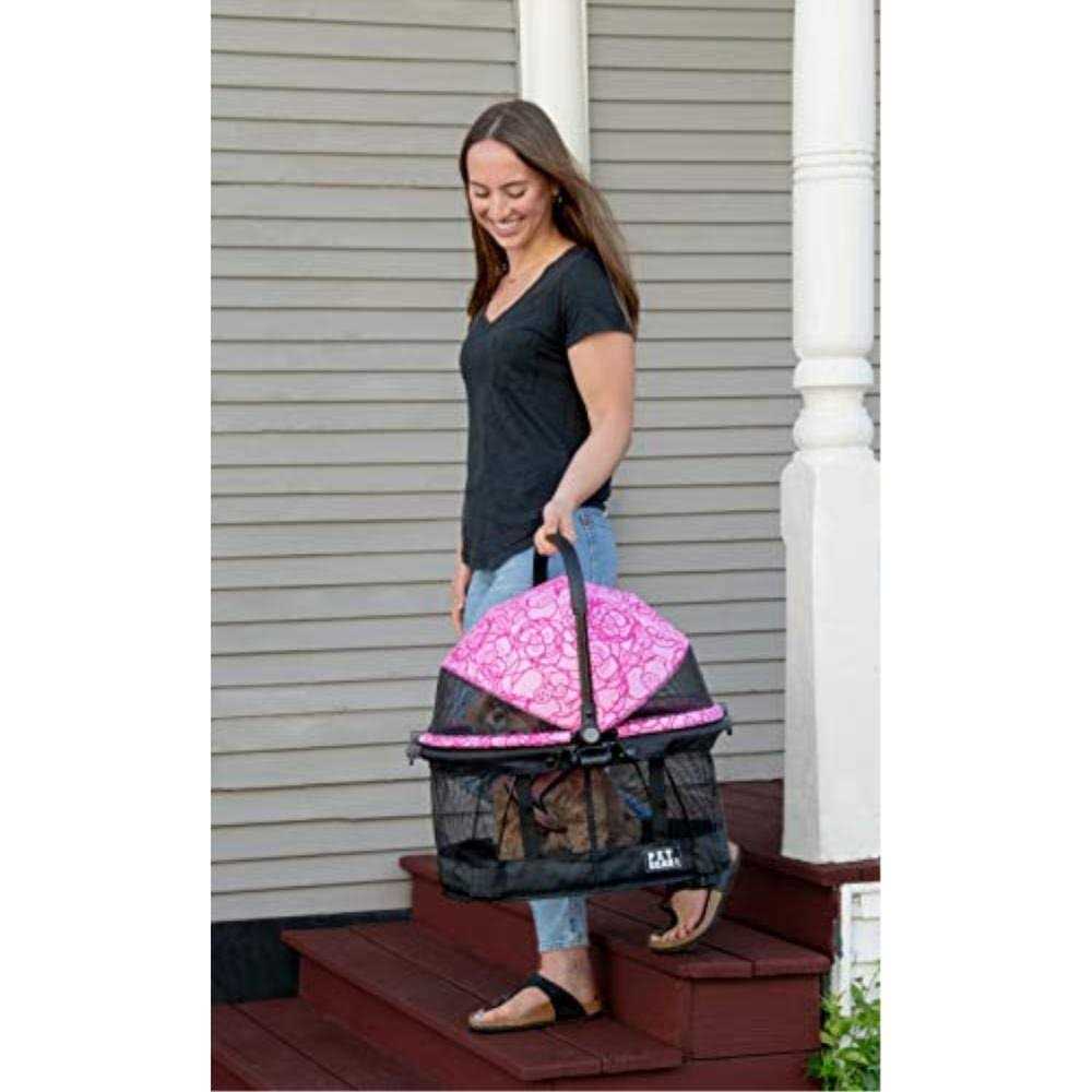 Pet Stroller Booster and Carrier Travel System E7623