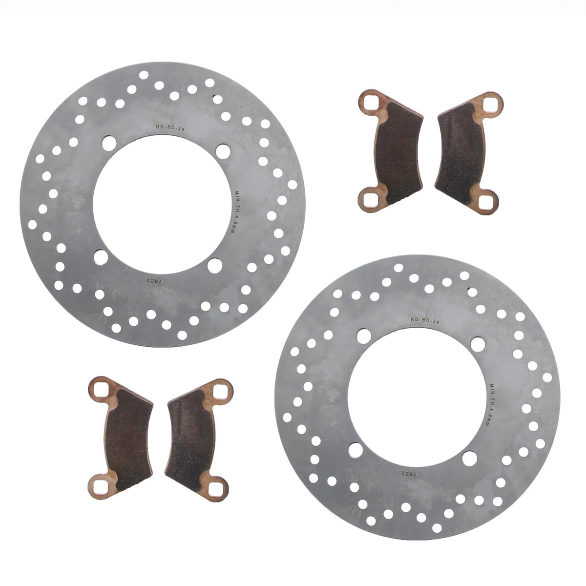 Polaris Ranger 570 Mid Size EPS Rear Brake Rotors and Brake Pads M964405