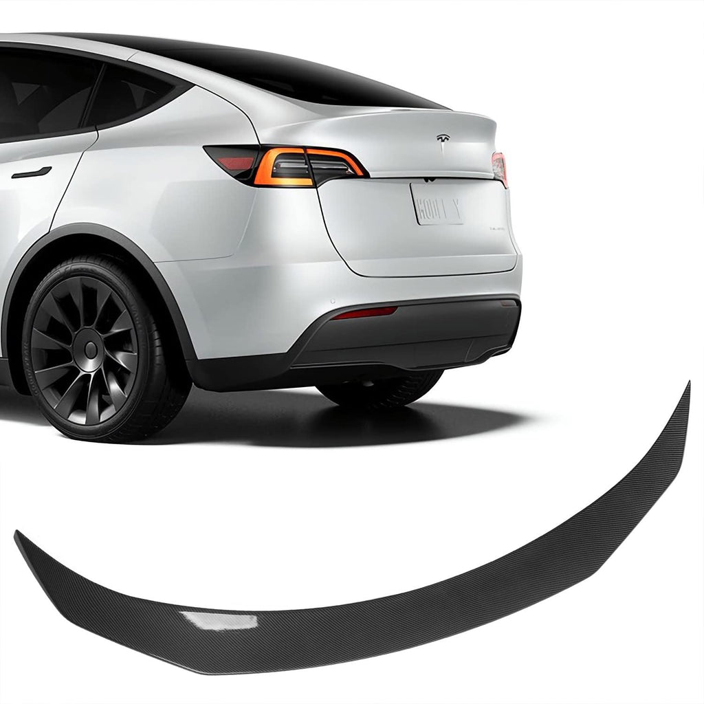 Matte Carbon Fiber Trunk Spoiler Wing H940944
