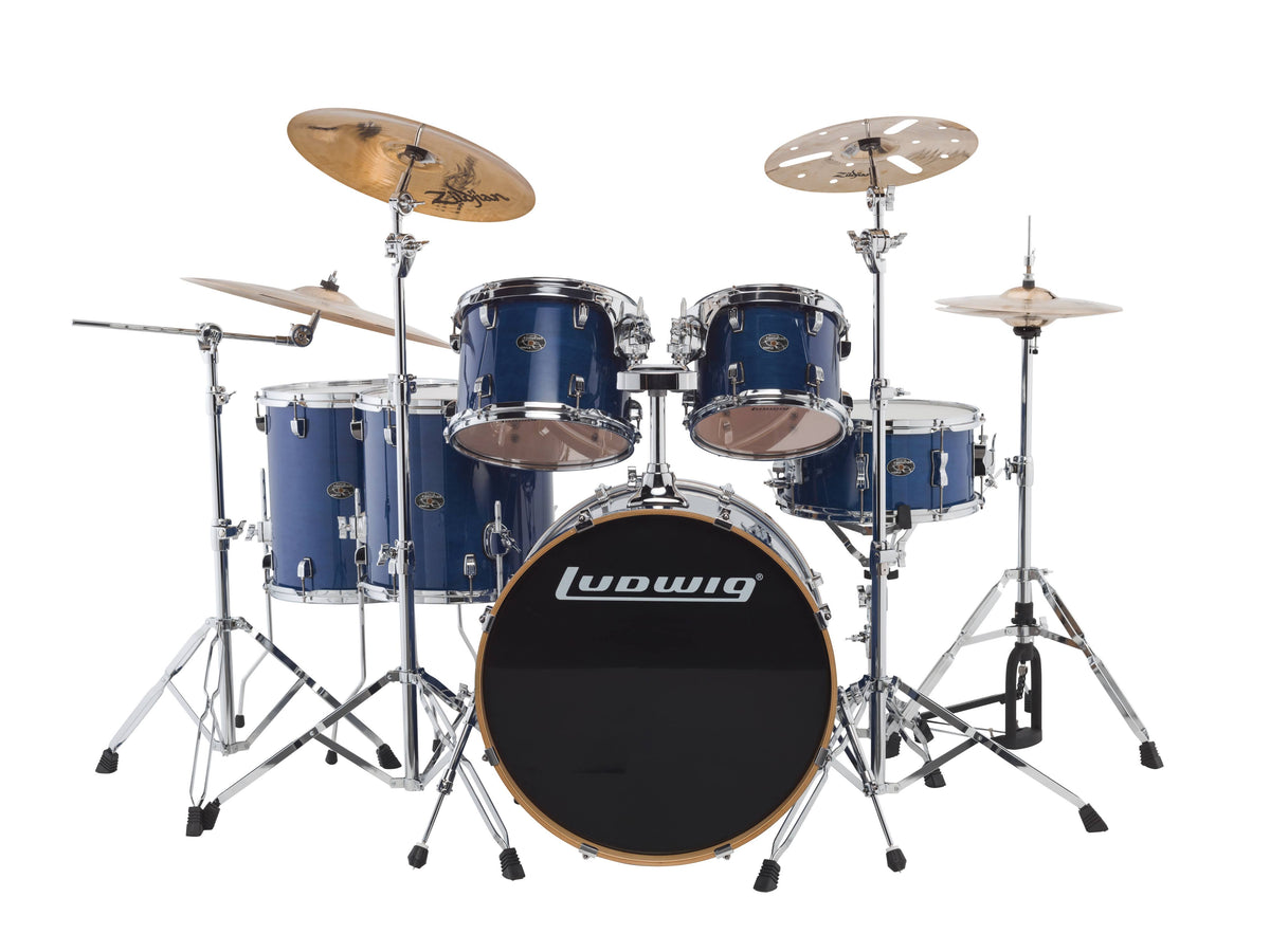 6-Piece Maple Shell Pack Transparent Blue H3486