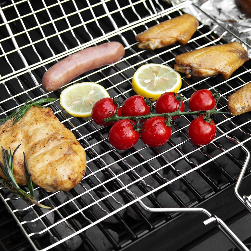 Rustproof 304 Stainless Steel Grill Basket P282541
