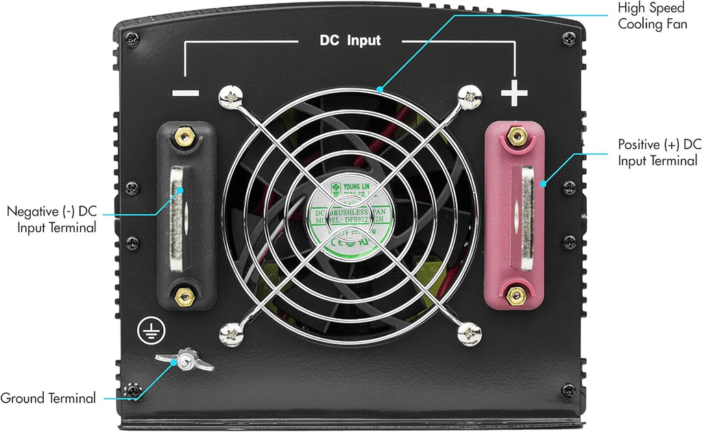 12V 5000 Watt Power Inverter with Remote Control A54174