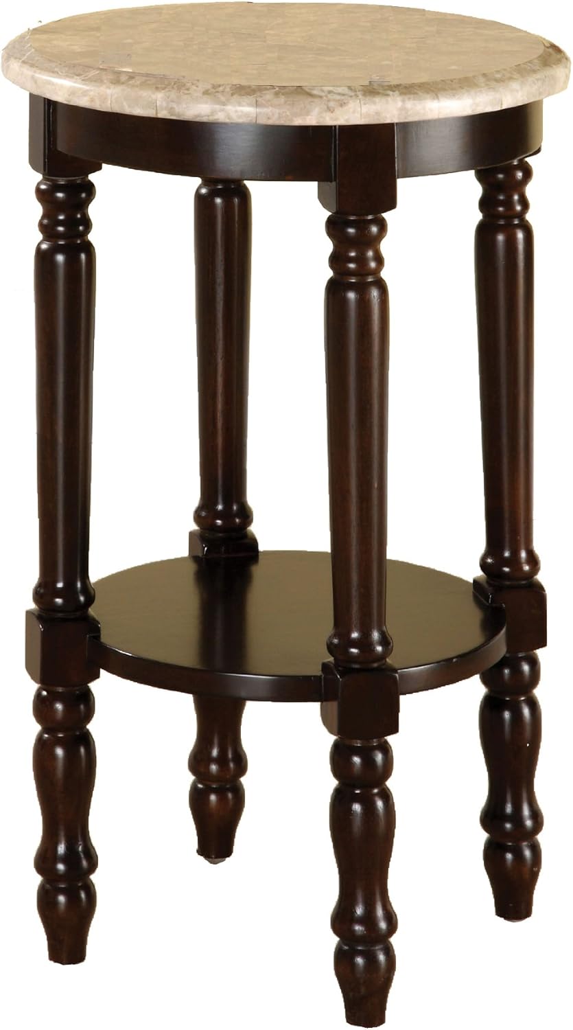 Round Stand with Genuine Marble Top K769