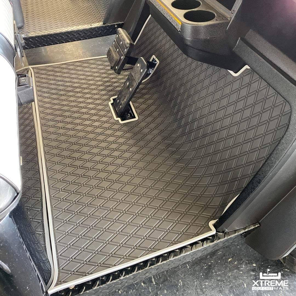 Grey Golf Cart Floor Mats G9342