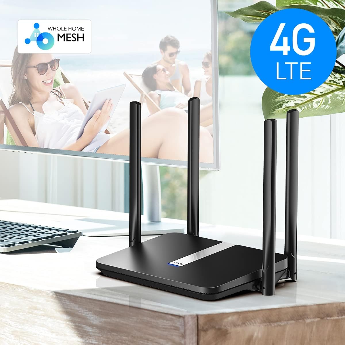 AC1200 Dual Band Unlocked 4G LTE Modem Router with SIM Card Slot N9139
