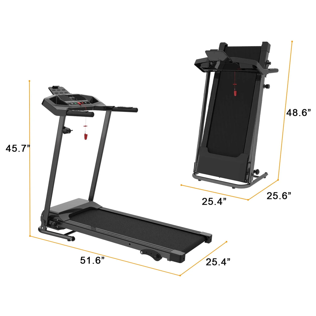 Folding Treadmill with Incline and Screen Z8760