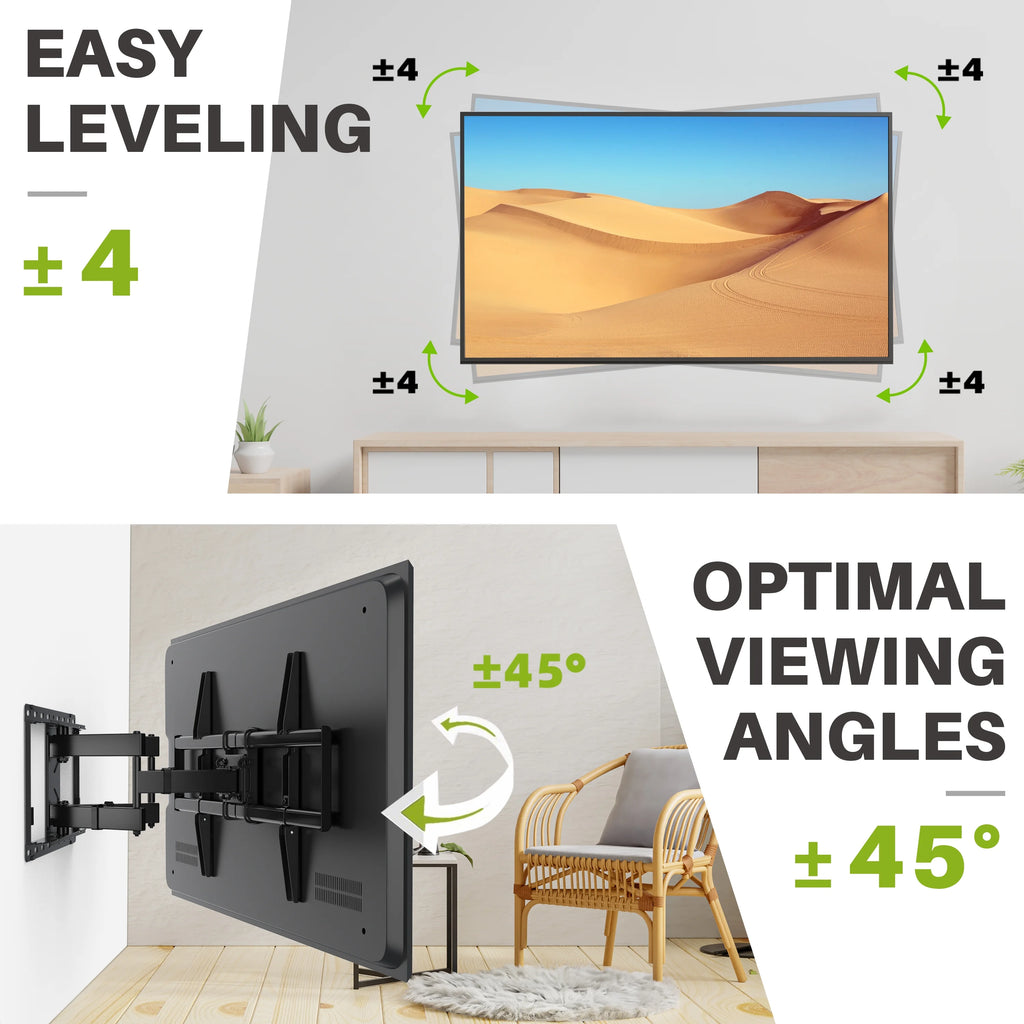 Full Motion TV Wall Mount for 47-90 inch TVs K77781