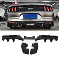 Black 3 Piece Rear Diffuser Valance Panel W74523