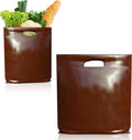 1000 Pack Brown Die Cut Handle Plastic Shopping Bags P2727