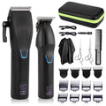 Electric Hair Clippers Set with Display, Speed Adjustable J372974
