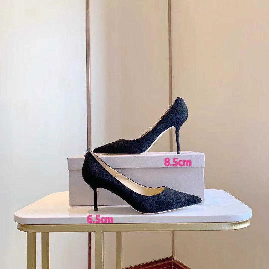 Black Suede Pumps C987575