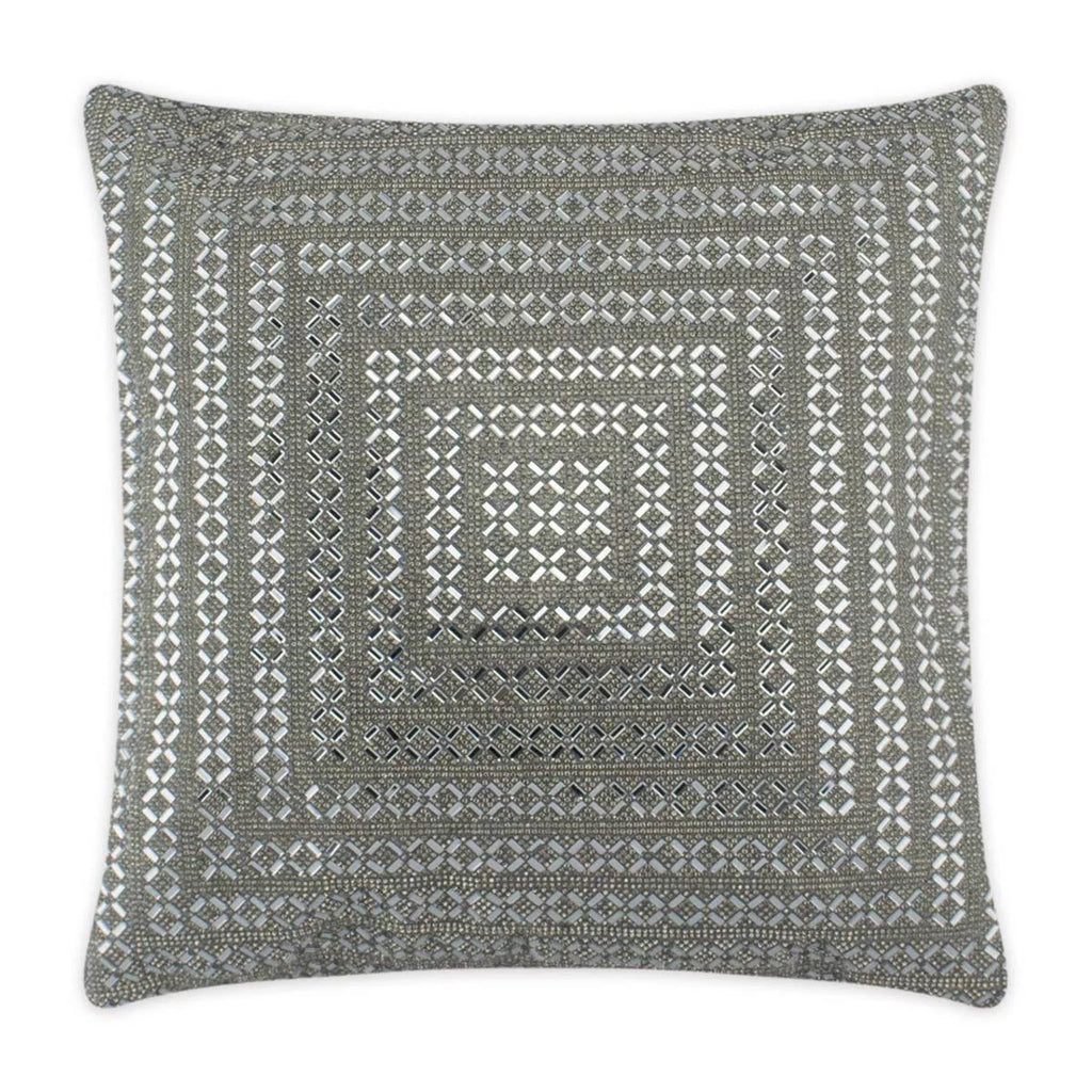 Charcoal 20x20 Rhinestone Pillow H384685