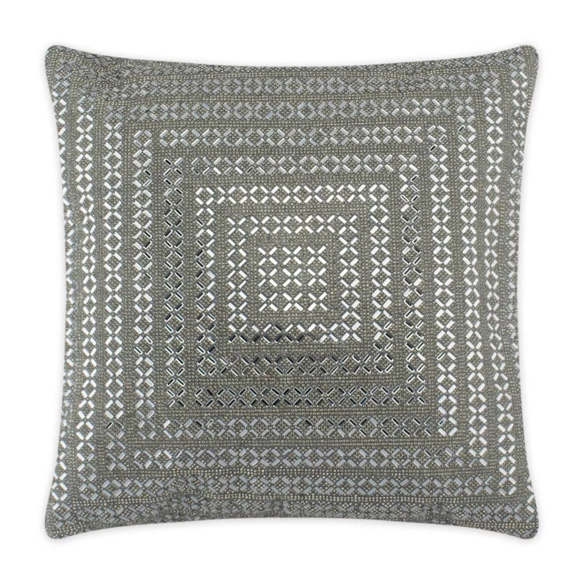 Charcoal 20x20 Rhinestone Pillow H384685