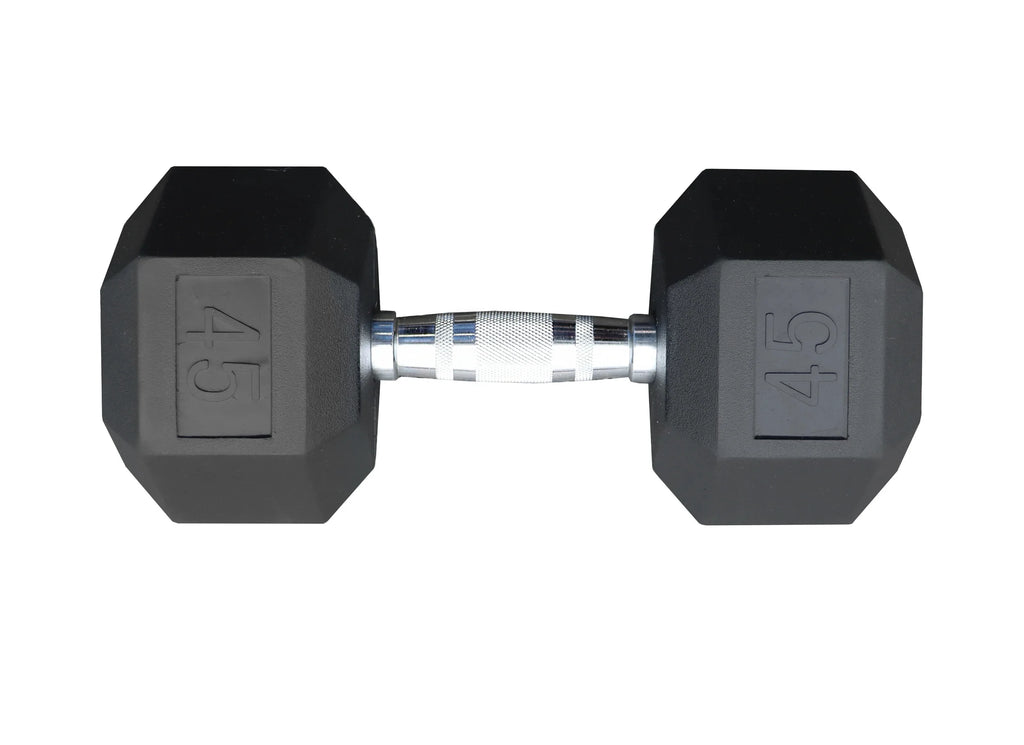 45 lb Rubber Dumbbell Pair J57891