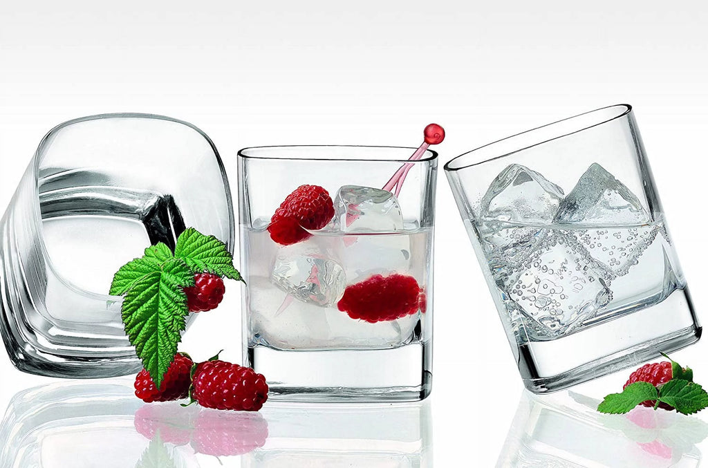 9 Oz Whisky Rocks Glasses Set Of 6 Clear J389
