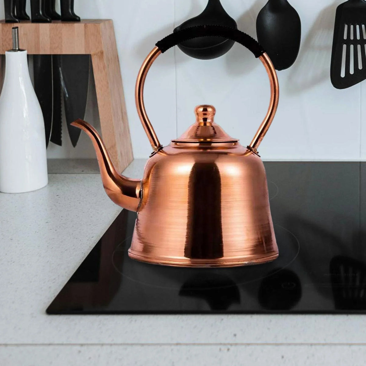 Copper Stovetop Coffee Pot Kettle L274844