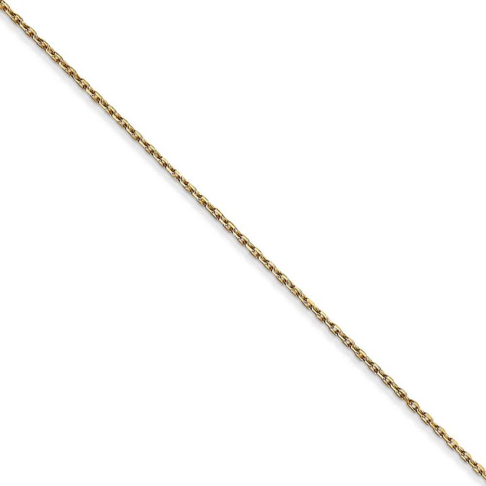 14k Yellow Gold Ace of Spades Necklace O196232