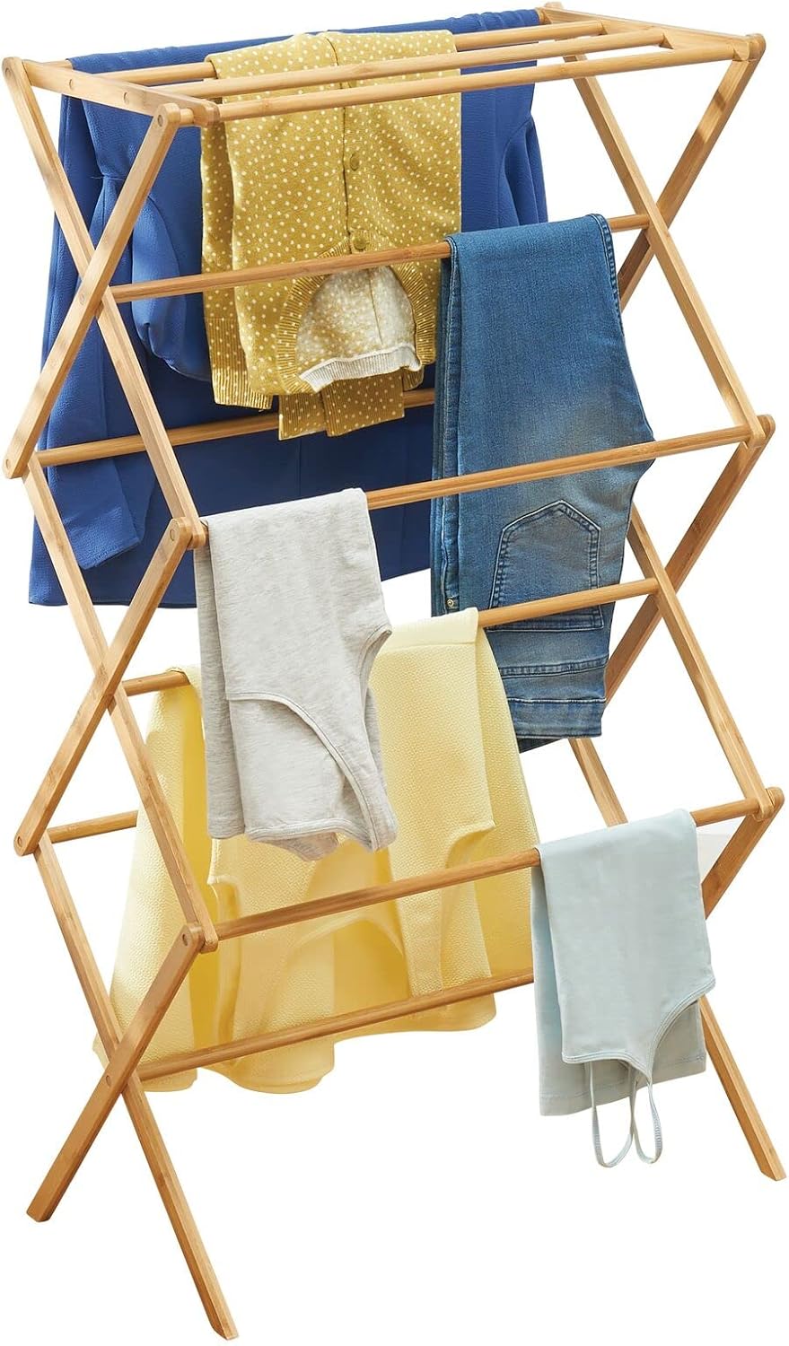 Bamboo Foldable Laundry Drying Rack Z265