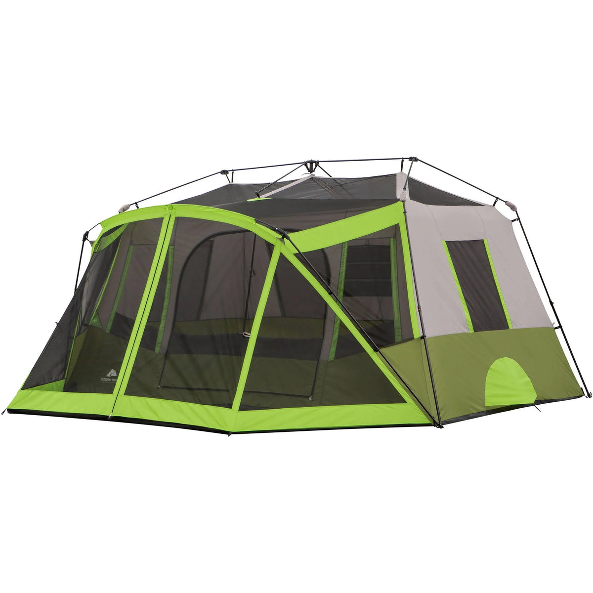 14' x 13.5' 9 Person 2 Room Instant Cabin Tent with Screen Room B2253