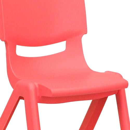 Blue Plastic Stackable School Chair 4 Pack N406434