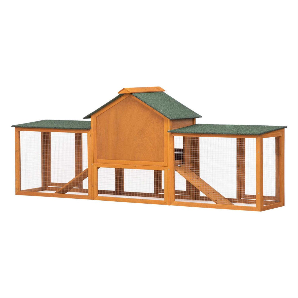 82L Extra-Large Wooden Rabbit Cage With Double Runs I593