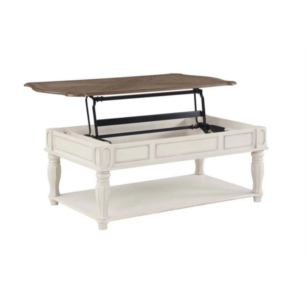 Rectangular Wood Lift Top Coffee Table Y51032