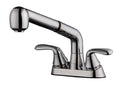 Chrome Two Handle Pullout Laundry Faucet S7766