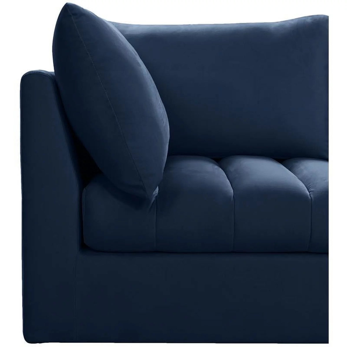 Navy Velvet Modular Sectional W9192