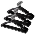 120 Pack Black Non-Slip Metal Hangers with Rubber Coating I85976
