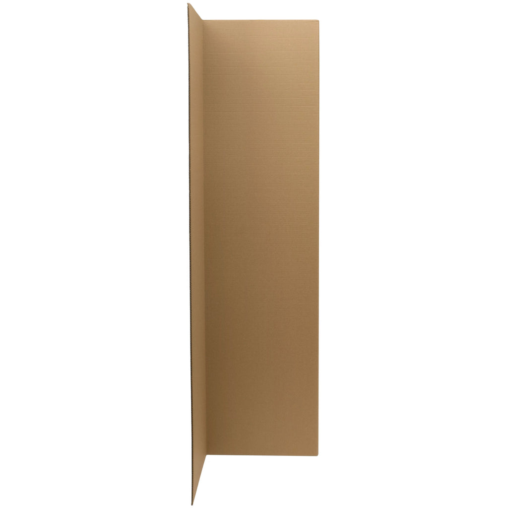 6 ft. Tall Brown Cardboard 3 Panel Room Divider K444933