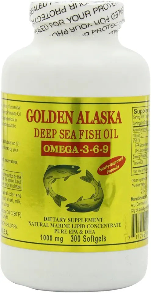 Omega-3-6-9 Fish Oil 1000mg 900 SGels I8202