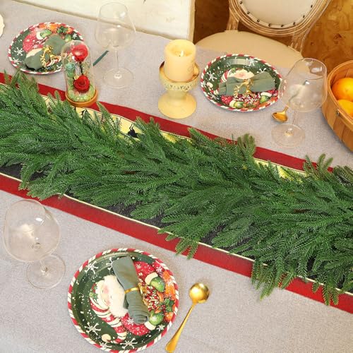 6 Ft 2 Pcs Artificial Norfolk Pine Garland H935