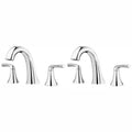 8 in. Widespread Double Handle Bathroom Faucet in Polished Chrome (2-Pack) W1089