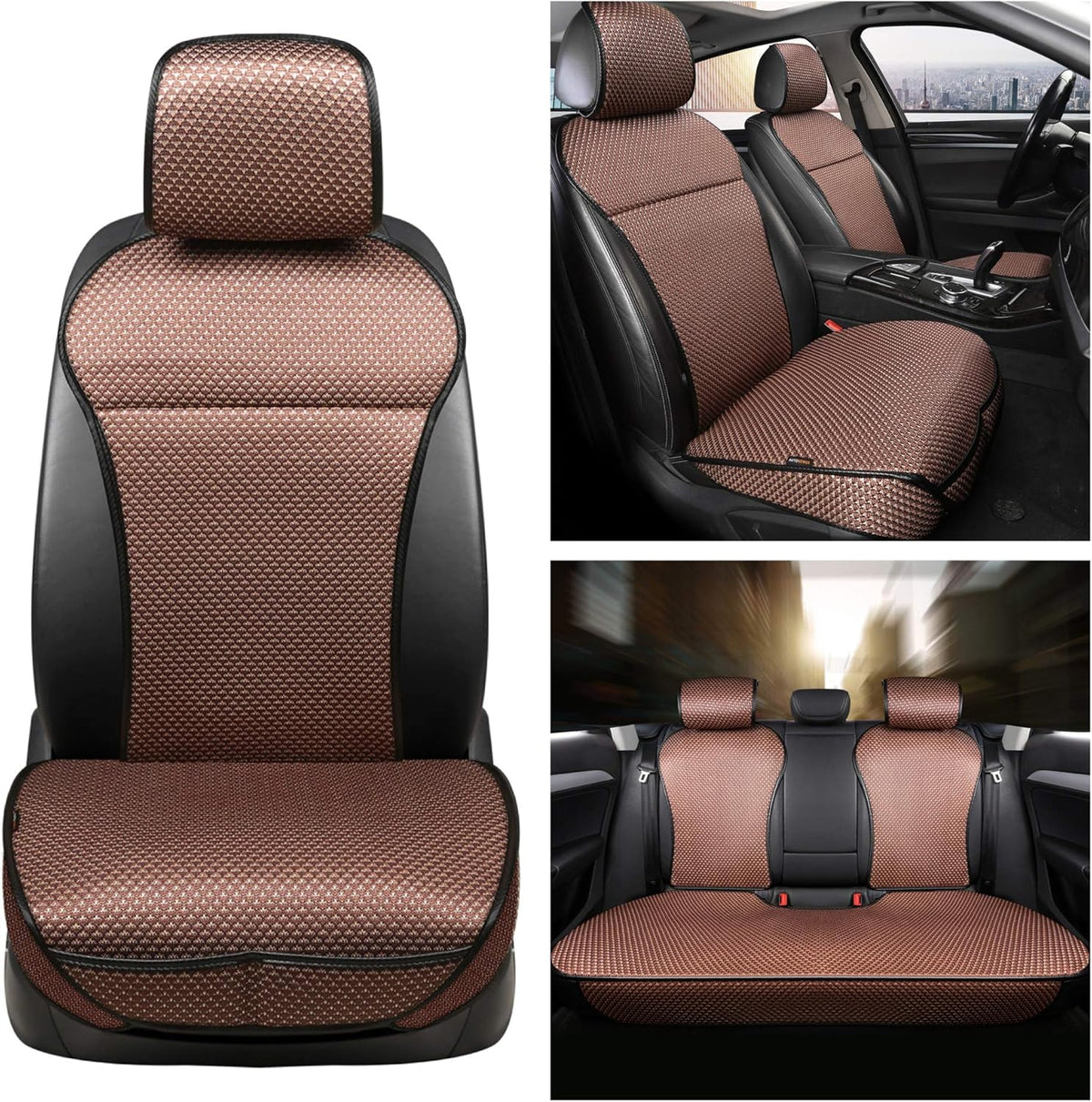 Beige Full Set Car Seat Cover R685