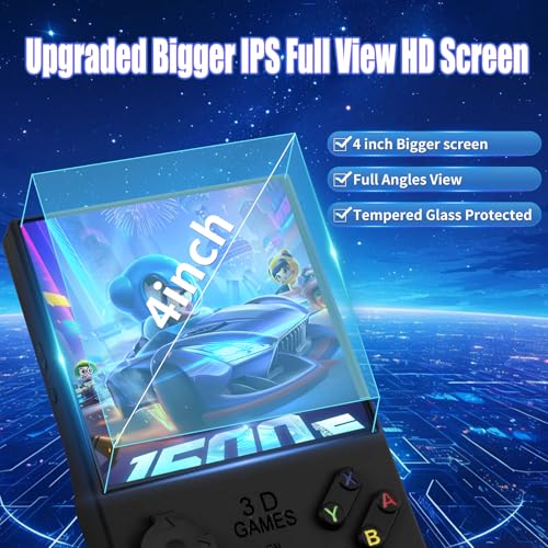 Retro Handheld Game Console 256G 4.0 Inch IPS Screen 4000mAh C218848