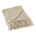 Cotton Throw 50x60 with 2.5-inch fringe I240933