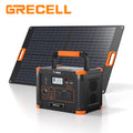 500W Portable Power Station and 100W Solar Panel Charger B30910