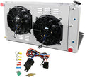 3 Row Core Aluminum Radiator with 12 Fan Shroud and Thermostat Kit V359756