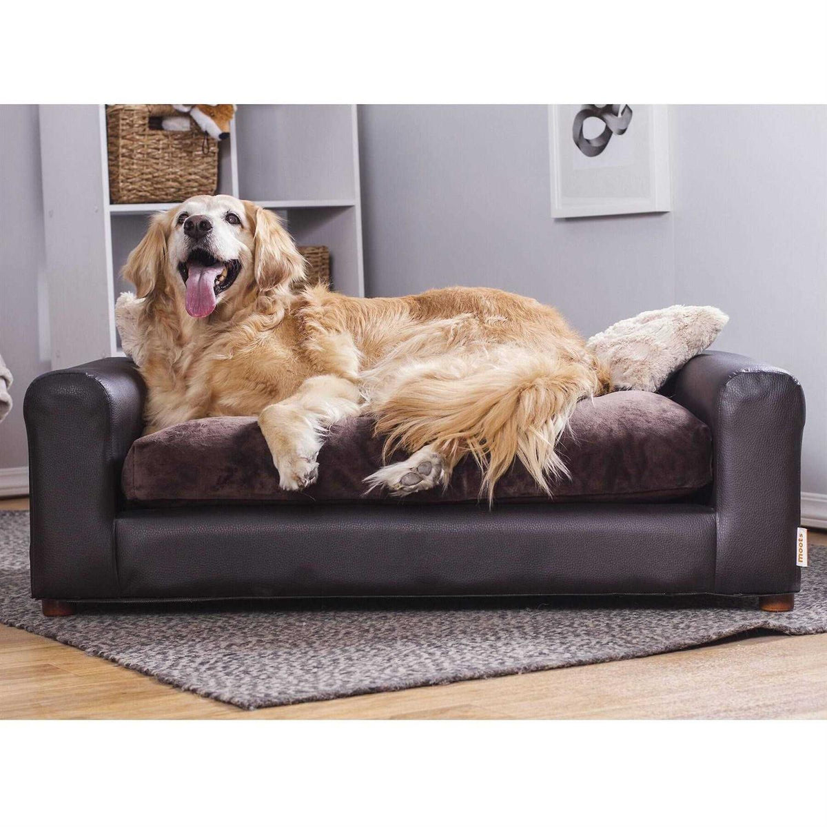 Leatherette Pets Sofa U35571