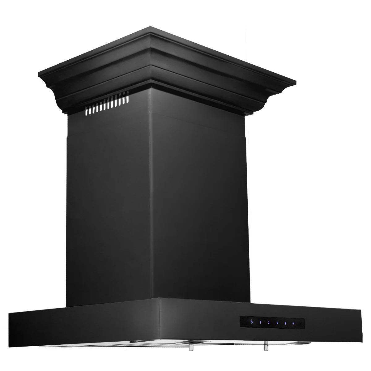 Black Stainless Steel Convertible Vent Wall Mount Range Hood H7770
