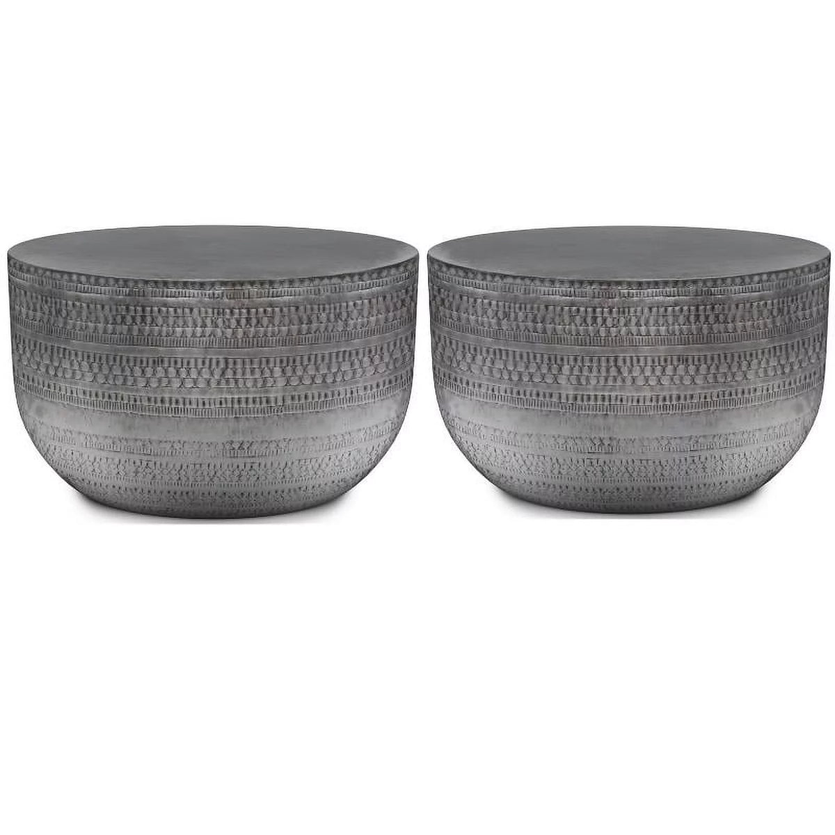 2-Piece Metal Coffee Table Set E443
