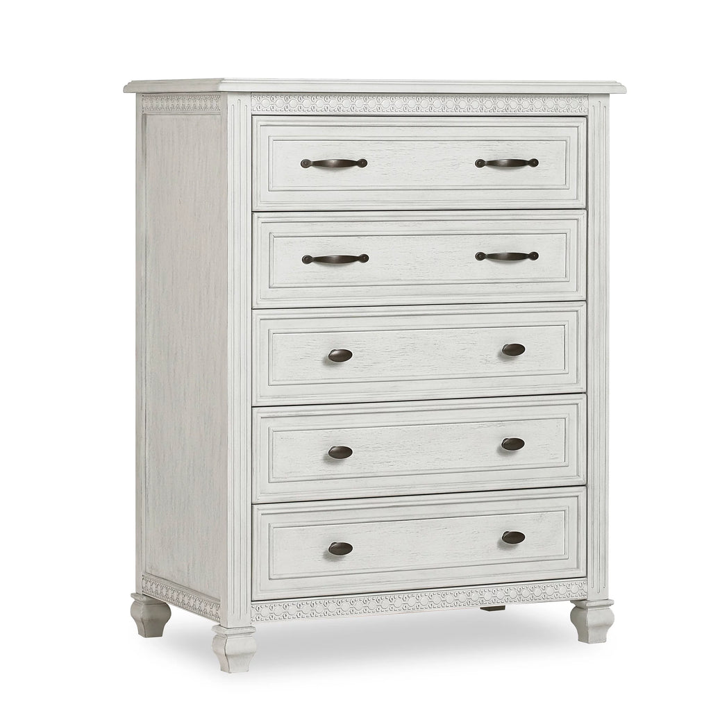 Antique Grey Mist 5 Drawer Chest L7975
