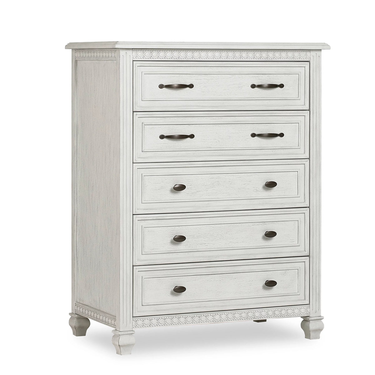 Antique Grey Mist 5 Drawer Chest L7975