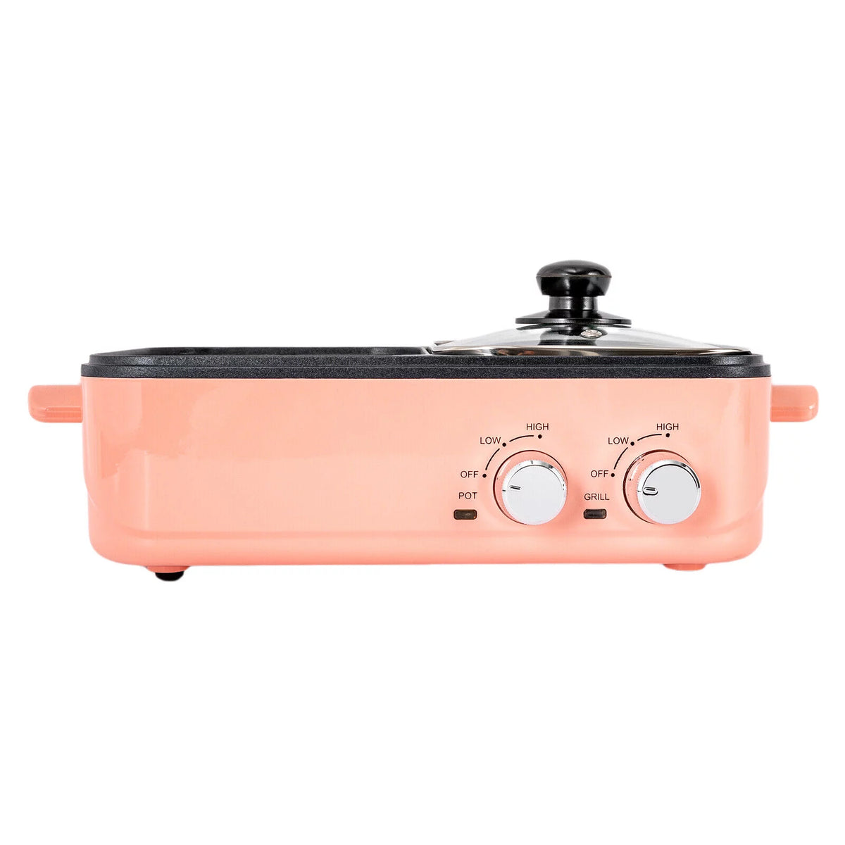 2 in 1 Electric Hot Pot 1500W Non-Stick Korean BBQ Grill L899