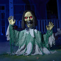 Animated Zombie Groundbreaker Outdoor Decor with Light Up Eyes R290970